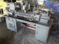 Logan 14” Model 6565 Variable Speed Lathe + Steady Rest , Tail Stock Qc Post