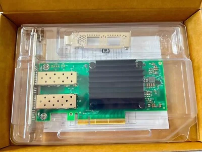 Mellanox ConnectX-5 CX512A EN 10/25GbE Dual-Port SFP28 PCIe Adapter MCX512A-ACAT - Image 1 of 4