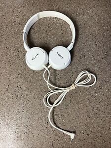 Sony MDR-ZX100 Stereo White Headphones Headsets Slim Swivel travel Wired