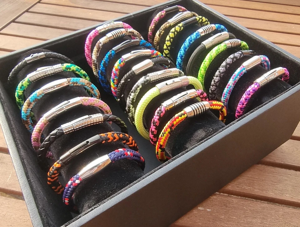Individuelles Segeltau/Surfer Armband.Viele verschiedenen Farben und Verschlüsse - Bild 1 von 4