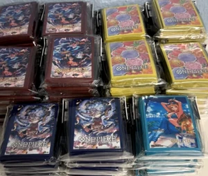 ONE PIECE TCG cartas 70 fundas Sleeves también Pokemon, Magic: The Gathering nuevo - Imagen 1 de 5