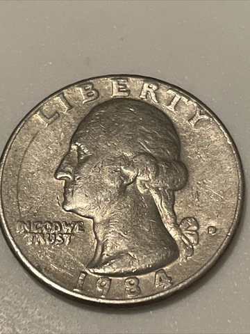 US 1984 D mint mark error coin Cover