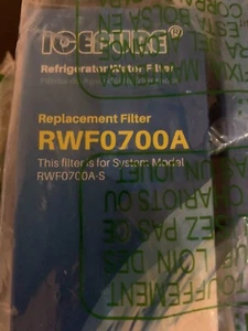 ICEPURE Refrigerator Water Filter RWF0700A 3 Pack of Replacements - Picture 1 of 4
