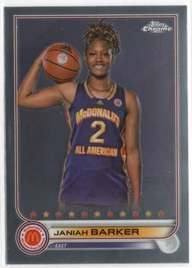 2022 Topps Chrome McDonald's All-American • Janiah Barker • Base #25 - Picture 1 of 2