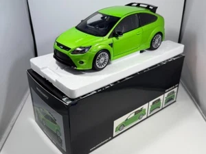 Ford Focus RS 2010 1/18 Minichamps escotilla verde metálico 100080001 vendedor de EE. UU. NUEVO EN CAJA - Imagen 1 de 16