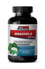 Fresh Soursop - Graviola 650 mg - Natural Way Of Fighting Infections Pills 1B
