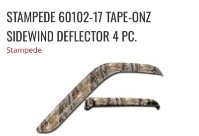 STAMPEDE 60102-17 TAPE-ONZ DEFLECTOR DE VIENTO LATERAL 4 PIEZAS. REALTREE AP CAMO Foto 1 de 2