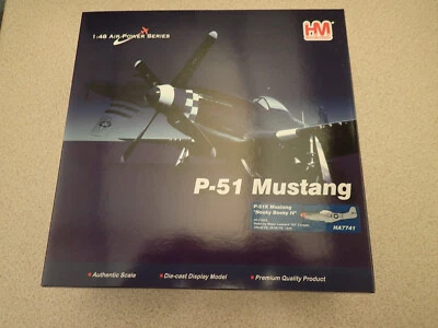 Hobbymaster HA7741 1:48 P51K Mustang "Nooky Booky IV" Kit Carson Factory Sealed - Image 1 of 4