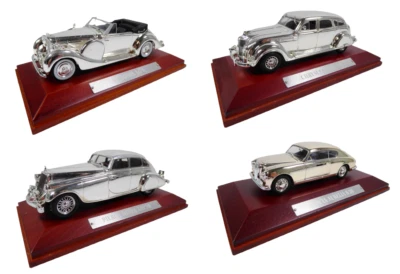 Lot 4 voitures 1/43 CHRYSLER LANCIA FACEL LAGONDA Atlas Silver Cars Diecast SC4 - Photo 1/4