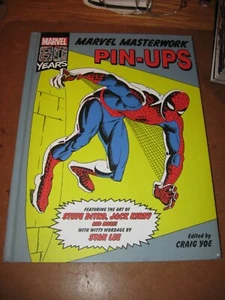 MARVEL MASTERWORKS PIN-UPS 80 YEARS IDW 2019 HC Spider-man KIRBY DITKO comicbook - Picture 1 of 6