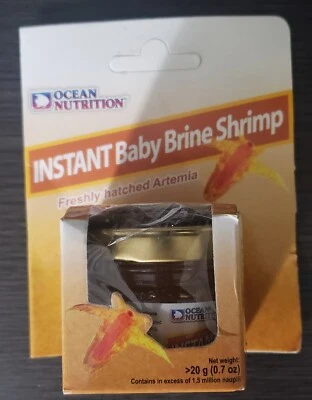 Camarones en salmuera instantáneos Ocean Nutrition para bebés 20 g artemia recién nacida caducados Foto 1 de 3
