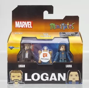 Figuras coleccionables de Logan y Laura de Marvel Logan Minimates - Imagen 1 de 2