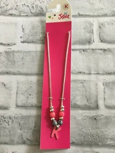 NUEVO COLLAR INICIAL JUSTICE NIÑAS K IMPRESIÓN CEBRA COLLAR NIÑOS JOYERÍA - Imagen 1 de 2