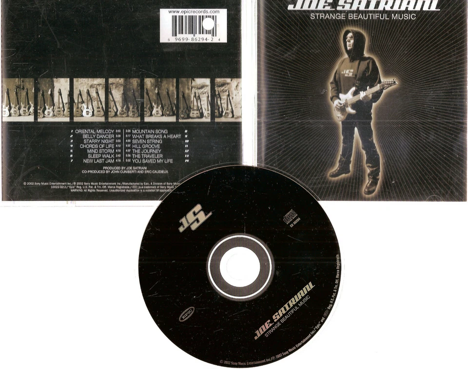 Joe Satriani - Strange Beautiful Music (CD, Jun-2002, Epic) #0322EJ Foto 1 de 1