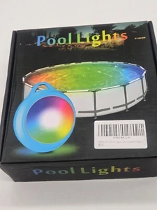 Pool Lights for Above Ground Pools RGB Dimmable Underwater Submersible Lights*39 - Picture 1 of 4
