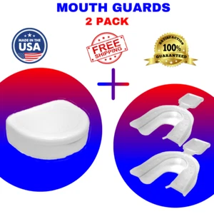Protector bucal de ajuste personalizado para rechinar los dientes apretar - Imagen 1 de 6