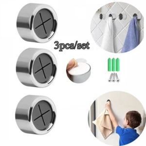 Wash Cloth Tea Towel Clips Push In Holder Grip Hook Self Adhesive Towel Rack - Picture 1 of 12