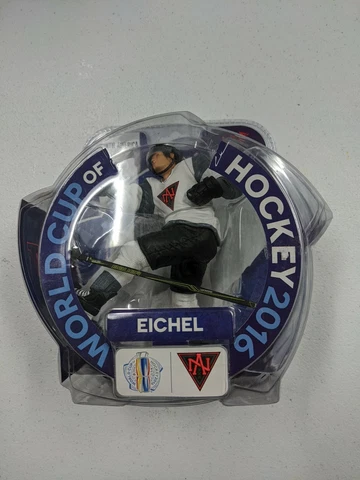 New 2016 World Cup Hockey Sealed Figure JAKE EICHEL Rare NHL Cover