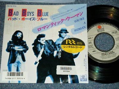 BAD BOY BLUE Japan 1985 NM 7"45 YOU'RE A WOMAN Foto 1 de 4
