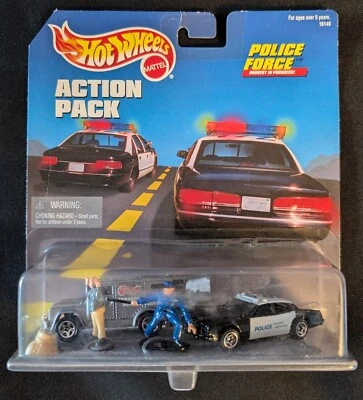 1997 Hot Wheels серия Police Force Robbery In Progress экшн-пакет No16149 литая - Изображение 1 из 2