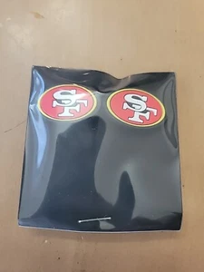 San Francisco 49ers Crocs Jibbitz 2 PIECES LOGO FOOTBALL 3D CHARM FREE SHIP! - Picture 1 of 1