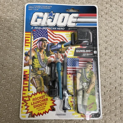 1991 Hasbro G.I. Joe GUNG-HO U.S. Marine Action Figure in Sealed Blister Pack - Image 1 of 4