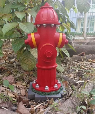 Boca de fuego para perros CUZOKOLA poste para orinar con 4 estacas, tren rojo para cachorros de 14,5 pulgadas... Foto 1 de 4