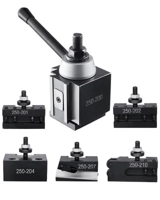 Juego de postes de herramientas de cambio rápido 6 piezas portaherramientas de torno para mini torno oscilante de 10"-15" Foto 1 de 4