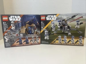 Lego Star Wars Menge 2 Hinterhalt Mangalore 75373 & 501 Clone Troopers Pack 75345 - Bild 1 von 5