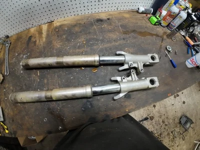 1994 Kawasaki Ninja Zx7 Zx750l Complete Front End Forks - Image 1 of 4