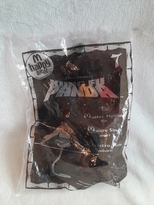 McDonald’s Happy Meal 2008 Kung Fu Panda #7 Master Monkey nuevo en paquete Foto 1 de 2