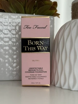 Too Faced Born This Way Oil Free Undetectable Foundation - Natural Beige 1oz NEW - Image 1 of 3