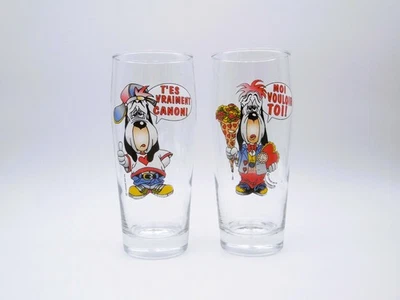 RARE - Lot de 2 verres Droopy – Turner 1996 - Tex Avery Memorabilia Glasses Set - Image 1 of 4