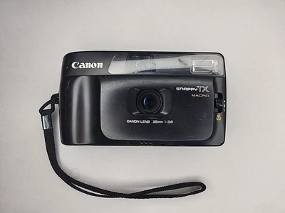 Câmera de Filme Canon Snappy TX Macro 35mm FUNCIONA - Imagem 1 de 4