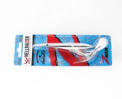 Señuelo de hundimiento Zman Hell Raizer hoja trasera 5 pulgadas cromado (3482) Foto 1 de 4