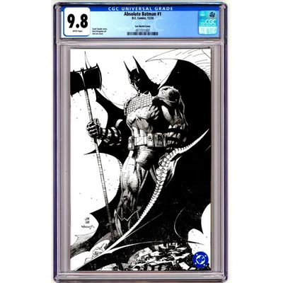 DC COMICS Absolute Batman: #1 [CGC 9.8 Jim Lee Sketch CVR H 1:100] 2024