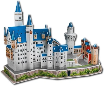 3D Neuschwanstein Castle Puzzle Model Kit DIY Architecture Gift Set - Image 1 of 4