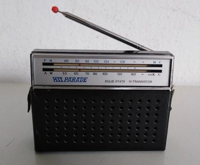 Vintage HIT-PARADE Mini Radio Transistorradio Miniradio Pocketradio 70er - Bild 1 von 4