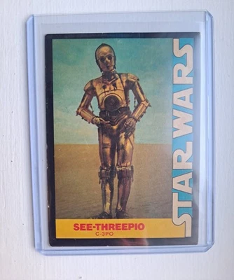 C-3PO & R2D2 1977 星球大战神奇面包卡 #7 Seven — 第 1/2 张图片