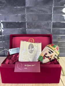 Ne’Qwa Art Nussknacker König Deko mundgeblasen Glas Weihnachtsschmuck Vintage - Bild 1 von 15