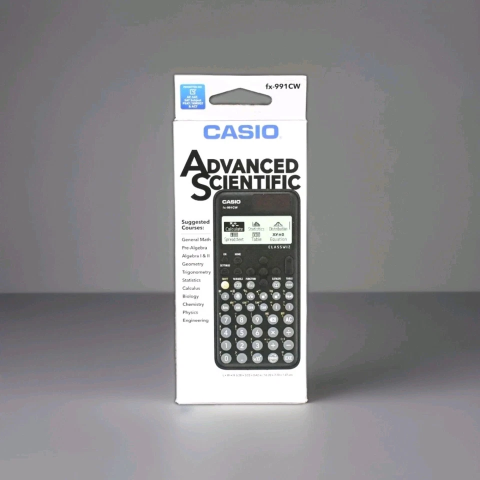 Casio FX-991CW Advanced Scientific Calculator Black New In Box - Image 1 of 1