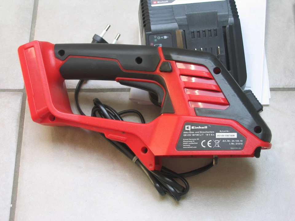Einhell Akku Gras- und Strauchschere GE-CG 18/100 Li-Solo Power X-Change - Bild 1 von 1