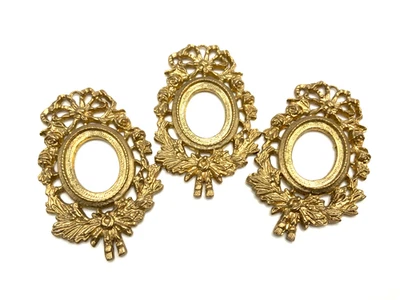 3French Gilt Brass frames 19th century Ornate Frame 3available Collectable Craft - Image 1 of 4