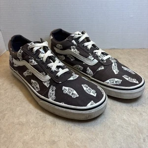 Vans Men's Ward OTW Scatter Brown/White Canvas Skate Shoes-Size 11 - Picture 1 of 8