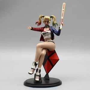 DC Comics Payaso Niña Harley Quinn Figuras Juguete Sentado Paisaje Estatuas Modelo - Imagen 1 de 14