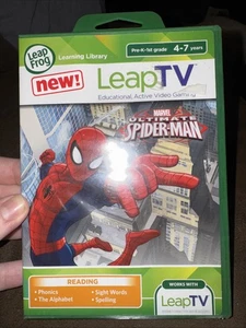 LeapFrog LeapTV Marvel Ultimate Spider Man Videospiel Lesen Lernen versiegelt - Bild 1 von 2