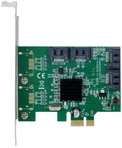 Controller Syba SI-PEX40064 4 Internal Port SATA III 6GB/S PCIe 2.0 X1 - Picture 1 of 2