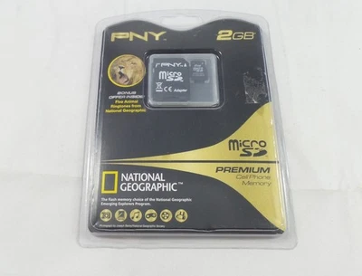 PNY 2GB MicroSD Flash Card (P-SDU2GB-FS) - Image 1 of 2