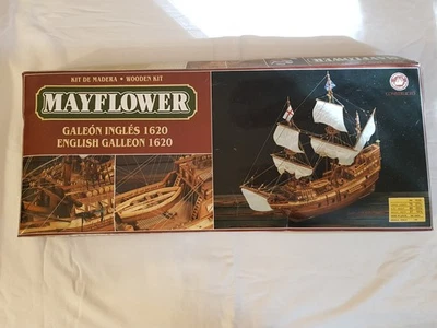 Maquette Bateau Mayflower en Bois 1:65 - Constructo - Photo 1/4