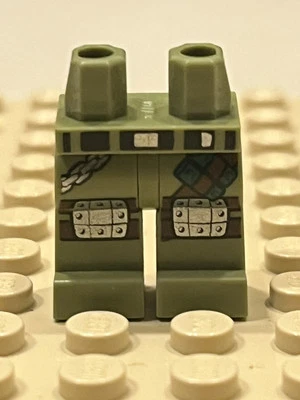 Lego Hips and Legs with Chain and Knee Pads with Rivets Pattern (Frank Rock) - Image 1 of 4